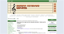 Desktop Screenshot of durhamkeyboard.com